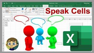 Using the Speak Cells on Enter Tool in Excel