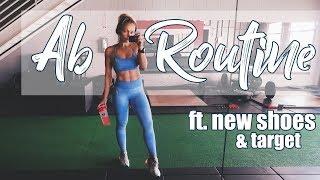 VLOG | No Equipment Ab Workout & New Shoes!