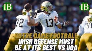 Notre Dame Offense Must Be At Its Best vs Georgia