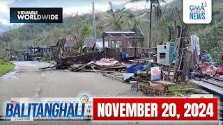 Balitanghali Express: November 20, 2024 [HD]