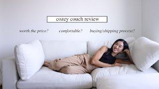 review: cozey ciello couch (worth the price? delivery? quality? comfortable?)