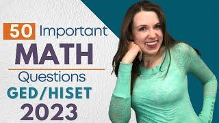 GED / HiSET Math 2023 - Pass the TEST!