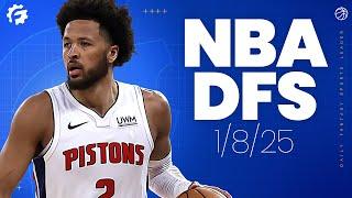 NBA DFS Picks & Strategy for #DraftKings & #FanDuel (1/8/25)