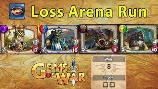 Gems of War: 0 Loss Arena Gameplay