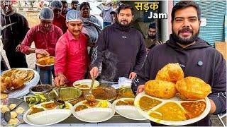 60/- Pehalwan ji ka HIGHEST Selling Traffic Jam Nashta  Street Food India