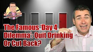 The Famous ‘Day 4 Dilemma’: Quit Drinking Or Cut Back?