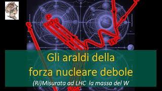 La  forza nucleare debole:  (Ri)Misurata ad LHC  la massa del W+