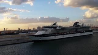 Entering Port of Dubai Meeting Celebrity Constellation VotSeas