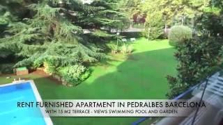 RENT LUXURY APARTMENT BARCELONA PEDRALBES LYCEE FRANCAIS