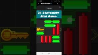 Hamster Kombat Mini Game Today 24 September | Hamster Puzzle For Today | Mini Game Hamster Kombat 24