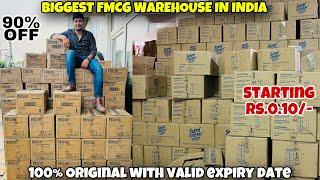 Biggest Warehouse In India| 100% Original FMCG Products| 90% Off| market 84