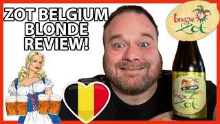 Brouwerij De Halve Maan: Brugse Zot |6%| Belgian Blonde Beer Review!