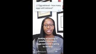 HOW MANY eggs will you get from your EGG RETRIEVAL? | FertilitySpace | #shorts #fertilitytreatment