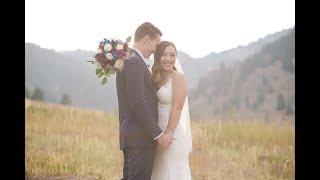 September Wedding at Chautauqua Park  and Downtown Boulder