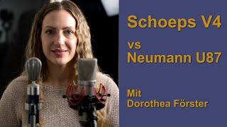 Neumann U87 vs Schoeps V4 | Frauenstimme | Dorothea Förster (Schauspielerin und Sprecherin)