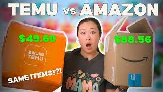 Do Temu and Amazon sell the same things? Let's find out!