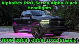 Ram AlphaRex PRO 5th Gen Style Headlight Install | Auxbeam Z9 LED | 2009-2018 (2019-2022 Classic)