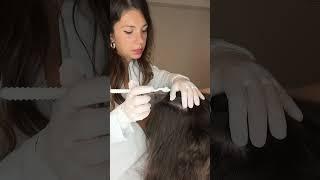 ASMR Scalp Check | Sleep Insomnia Relief | hair sounds #asmrrealperson