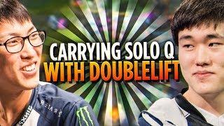 Pobelter - CARRYING SOLO QUEUE WITH DOUBLELIFT!