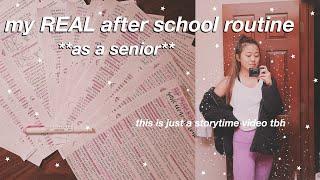 my REAL after school routine as a senior