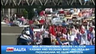 'International groups' lalahok kasama ang Kilusang Mayo Uno para sa pagsasagawa ng kilos protesta