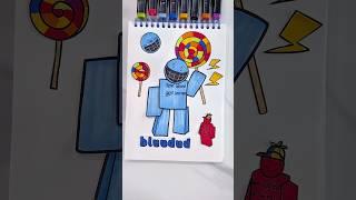diy sticker BLUUDUD diysticker from Roblox forsaken 로블록스 포세이큰 블루두드 스티커만들기 #sticker  #forsaken