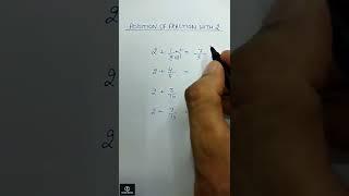 Addition of fraction with 1