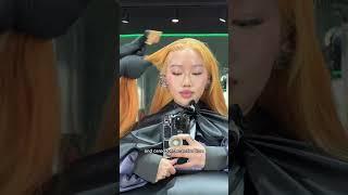 dying my hair in korea #gingerhair #koreavlog #hairtransformation