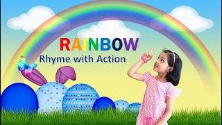 Rainbow Rhyme for Kids | Rhyme competition | Action song for kids