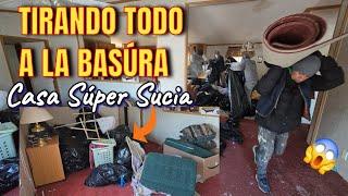 ️WOWLIMPIEZA EXTREMA TÍRANDO TODO A LA BASÚRA Casa Demasiada Sucía/ Lo Que Tiran En Usa#basura