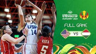 SEMI-FINALS: USA v Hungary | Full Game - FIBA U19 Women's Basketball World Cup 2021