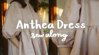 Anthea Dress Hack Sew Along | sewing a puffy linen dress