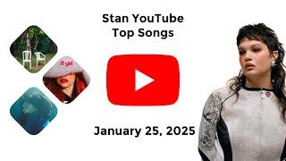 Stan YouTube Songs Top 10 (January 25, 2025)