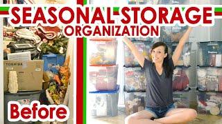 Seasonal Storage Organization | Organize & Declutter