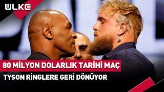 Mike Tyson ve Ünlü Youtuber Jake Paul Kozlarını Paylaşıyor! 80 Milyonluk Tarihi Maç...