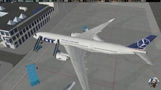 FF A350 flight | X-Plane 11 | EPKT to LSZH | Vatsim | with SID and STAR