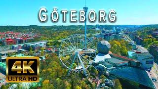 GÖTEBORG 4K | Sweden  by Drone | Scenic Relaxation with City Sounds