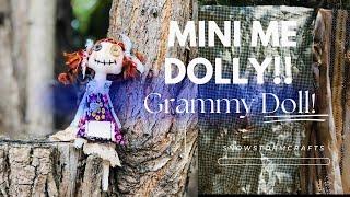 Mini Junky Grungy Grammy Doll How to make a mini 6" doll