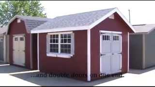 Amish Made EZ-fit Homestead Shed