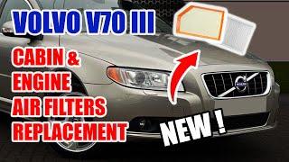 How To Change Cabin & Engine Air Filters | Volvo V70 2008-2016 2.4D