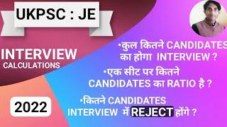 UK PSC JE Interview Calculations || Analysis - By Vikas Kumar Upadhyay ||