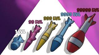 LEVEL UP Bombs In Crazy Bombs Evolution Game