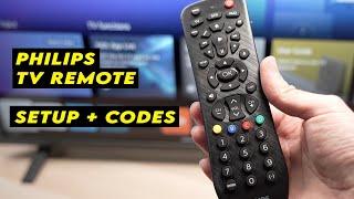 How to Program Your Philips Universal Remote Control + CODES LIST