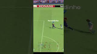 Ronaldinho skill and goal #pes #shorts #subscribe #short #ronaldo #ronaldinho