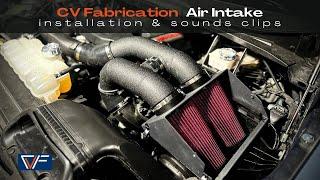 Raptor - How to install the CV Fabrication Air Intake w/ BEFORE & AFTER sound clips!!