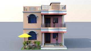 beautiful indianstyle house plans with 4 bedroom | 25×33 house plans by @premhousedesign