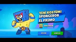  Brawl Stars SÜNGERBOB El Prımo Aldım Ve Star Hediyesi Açılımı#brawlstars (EFSANEVİ)️GİZEMLİ YAZDI