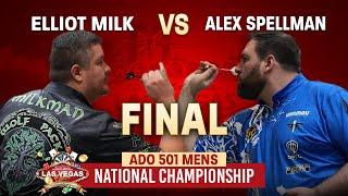 Elliot Milk vs Alex Spellman | 501 National Championship Final | Las Vegas Open 2025