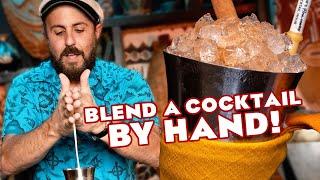 Mixing a 151 Swizzle by hand, I'll show you how!