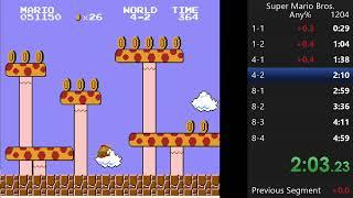 SMB1 any% 5:05 Speedrun